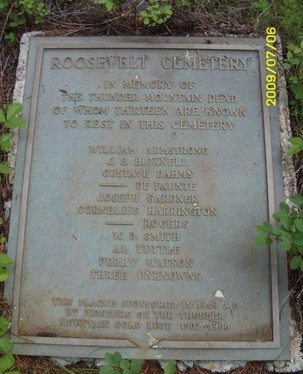 cemetery plaque